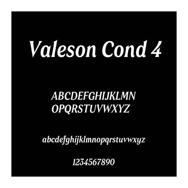 Valeson Cond 4