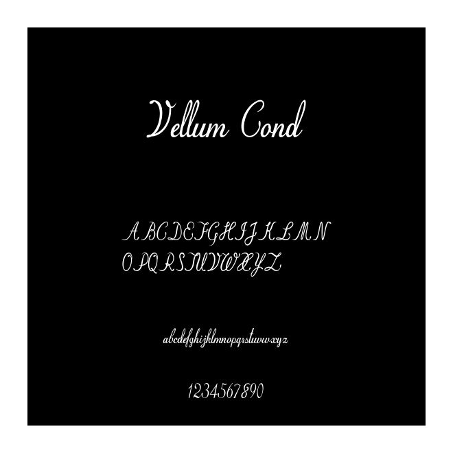Vellum Cond