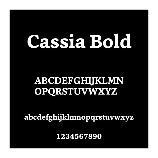 Cassia Bold