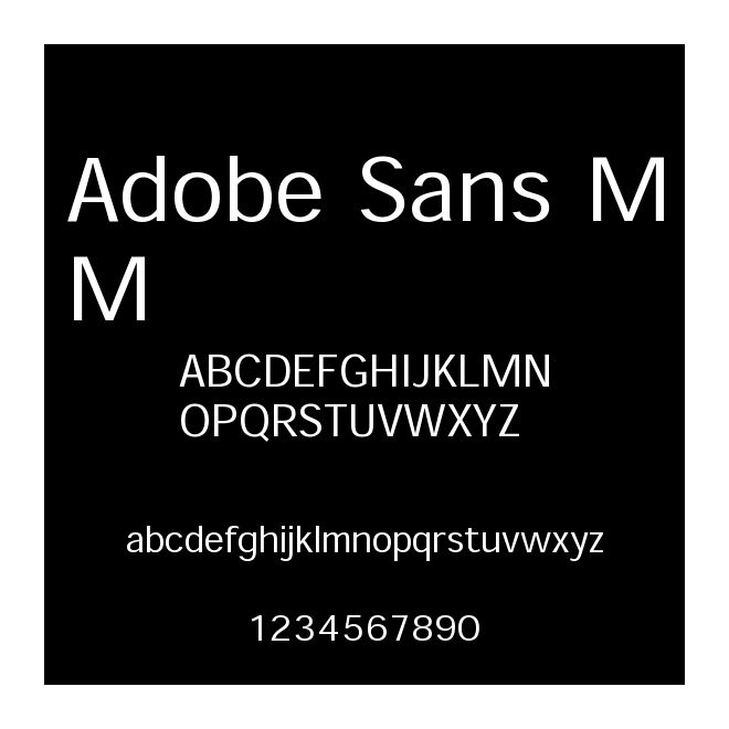 Adobe Sans MM