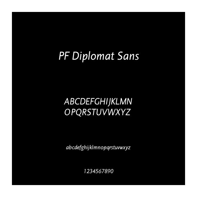 PF Diplomat Sans