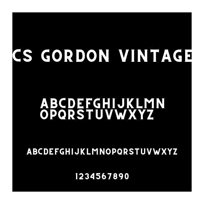 CS Gordon Vintage