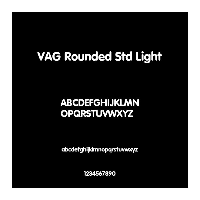 VAG Rounded Std Light