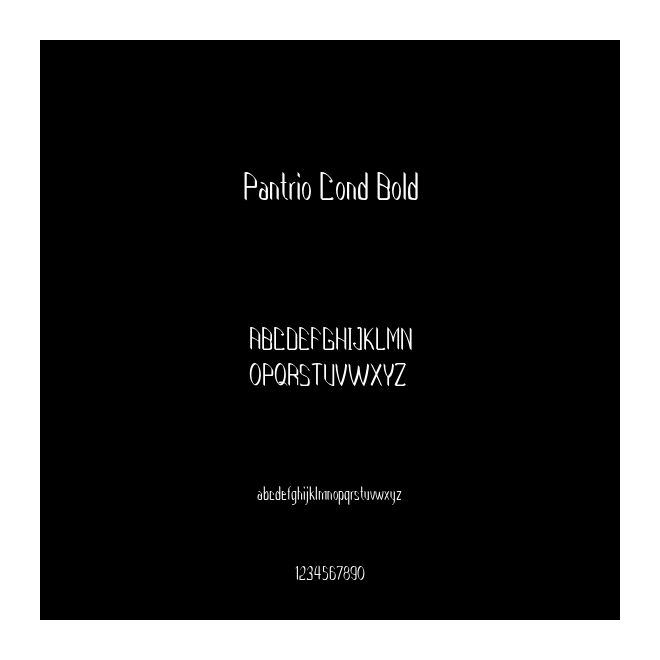 Pantrio Cond Bold