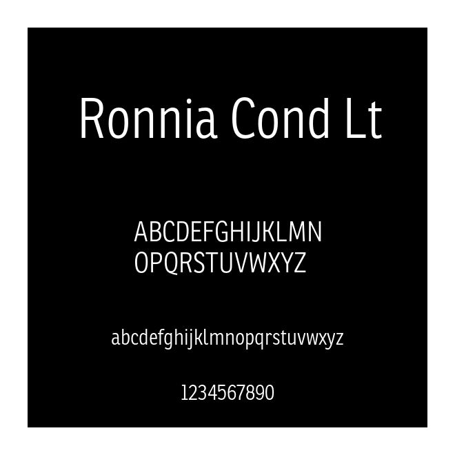 Ronnia Cond Lt