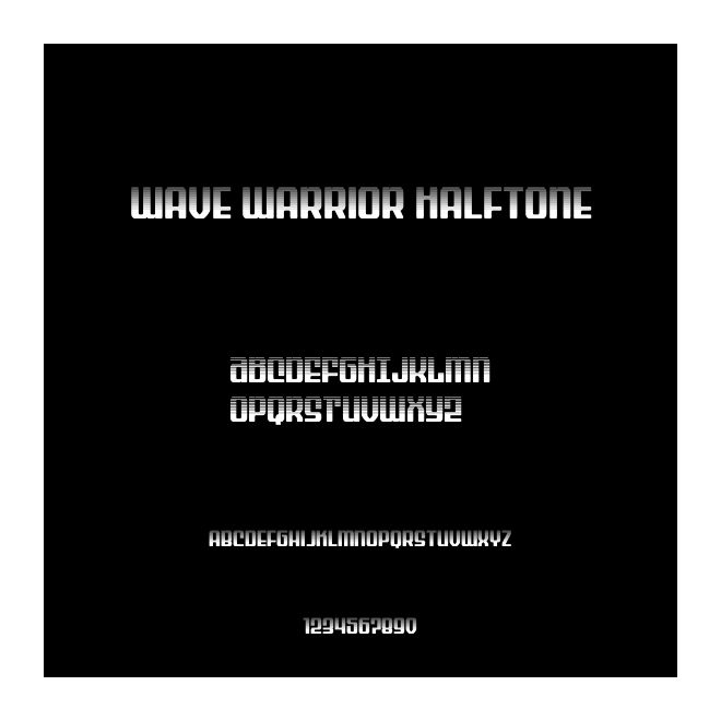Wave Warrior Halftone