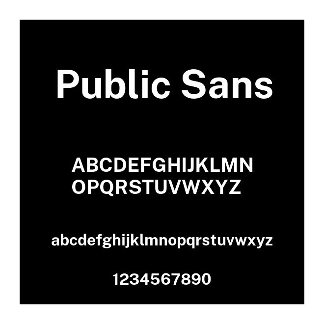 Public Sans