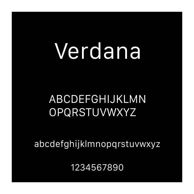 Verdana