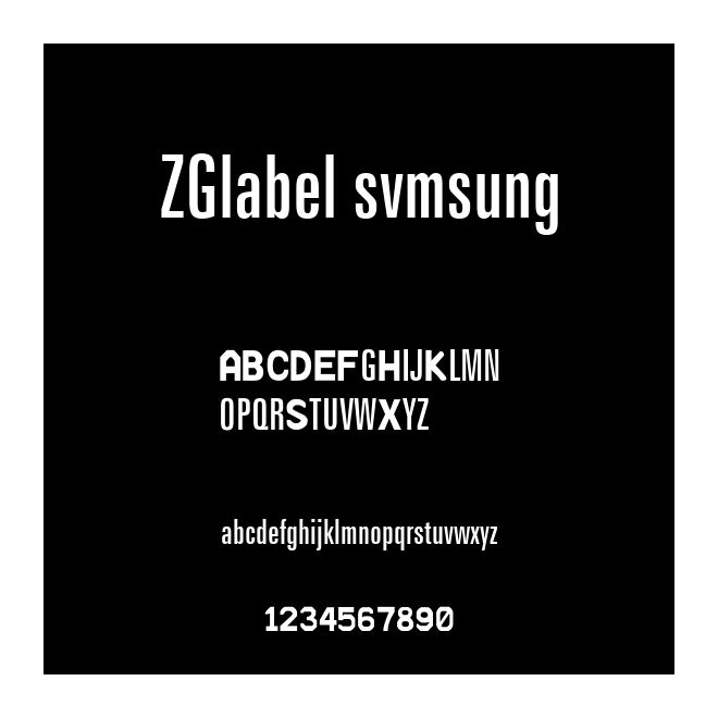 ZGlabel svmsung