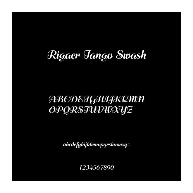 Rigaer Tango Swash