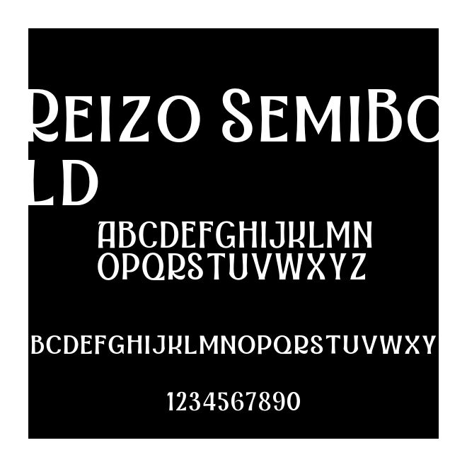 Reizo SemiBold