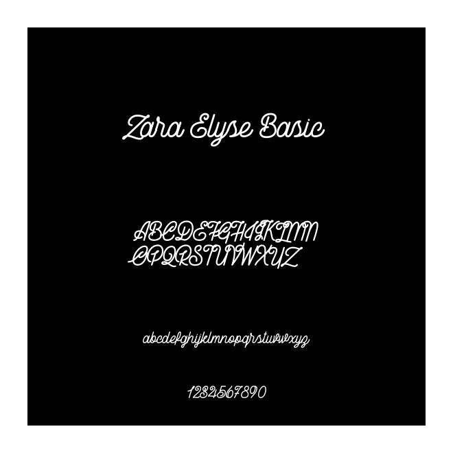 Zara Elyse Basic
