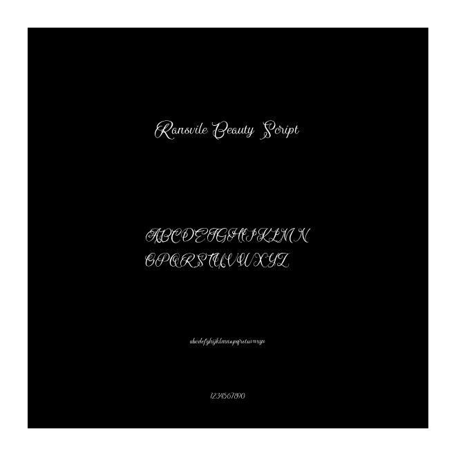 Ransvile Beauty Script