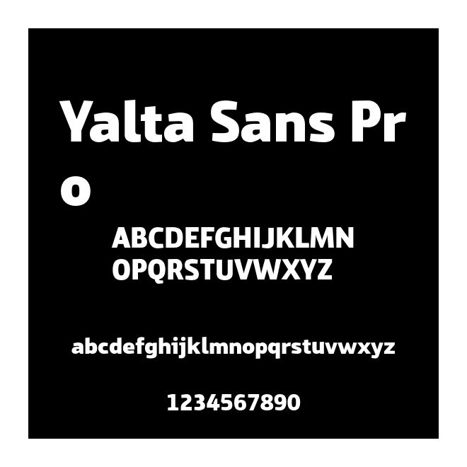 Yalta Sans Pro