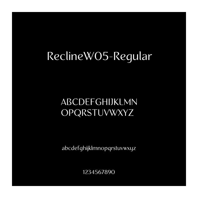 ReclineW05-Regular