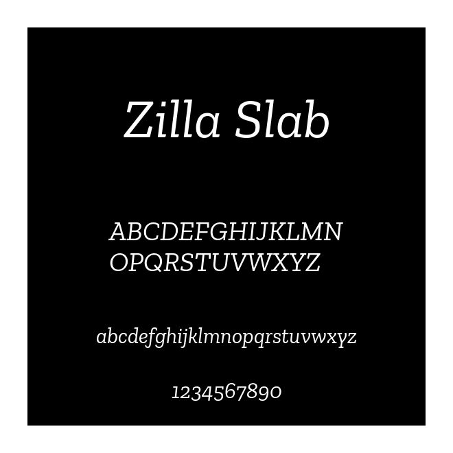 Zilla Slab