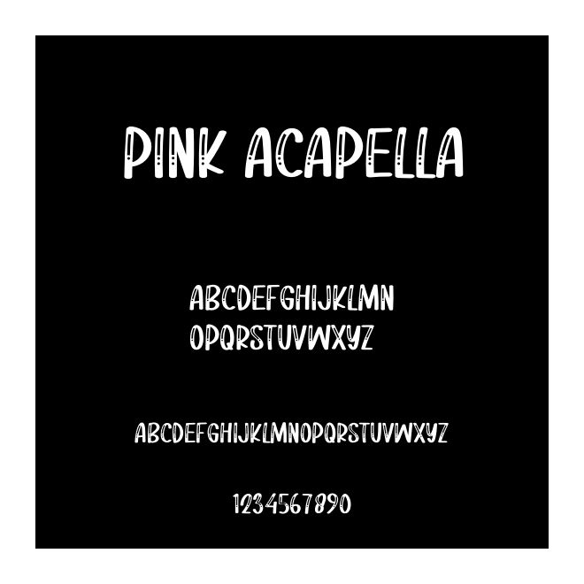 Pink Acapella