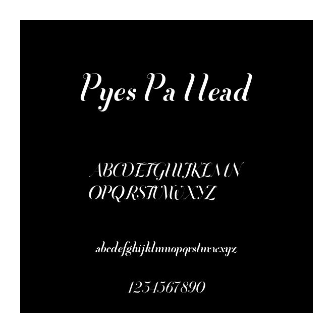 Pyes Pa Head