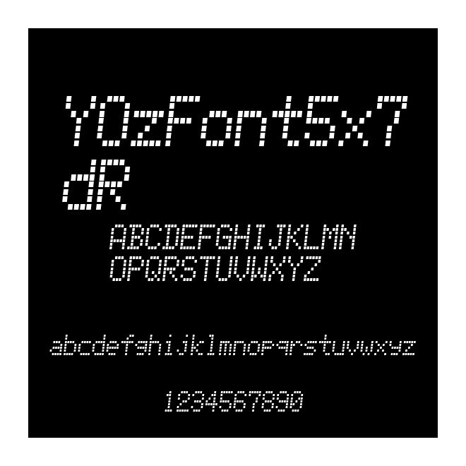 YOzFont5x7dR