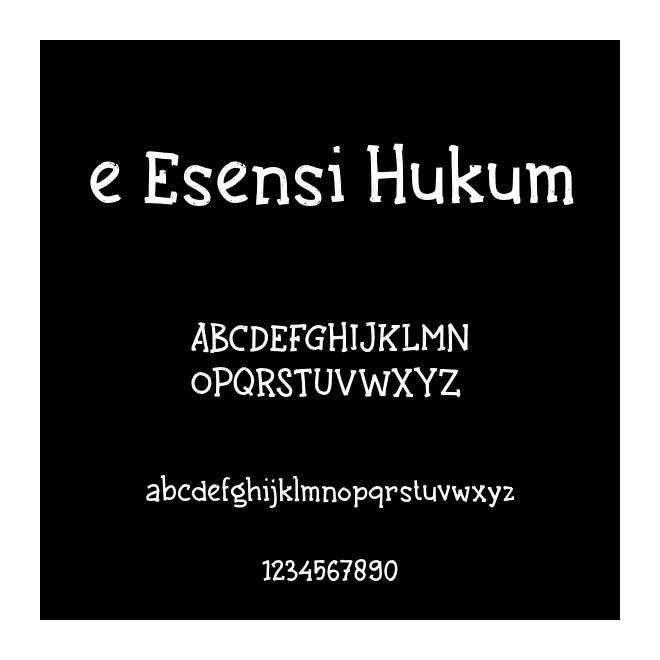 e Esensi Hukum