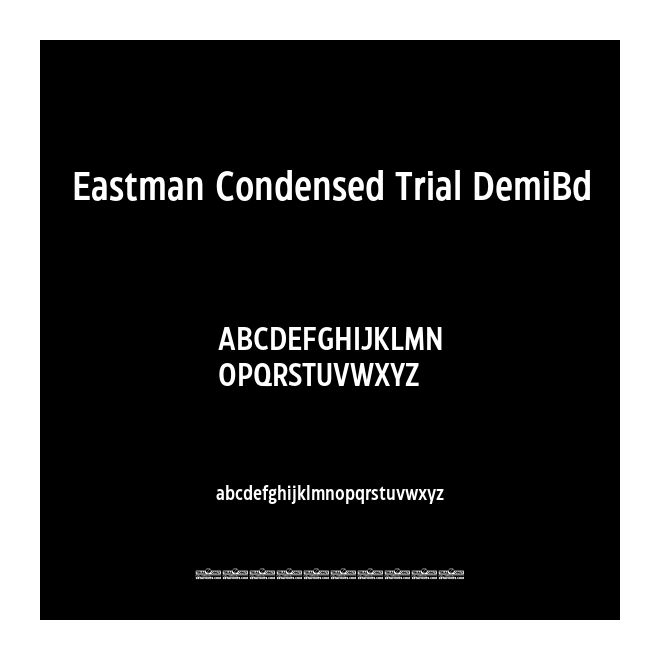 Eastman Condensed Trial DemiBd