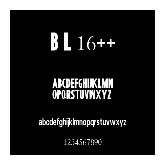 B L 16++