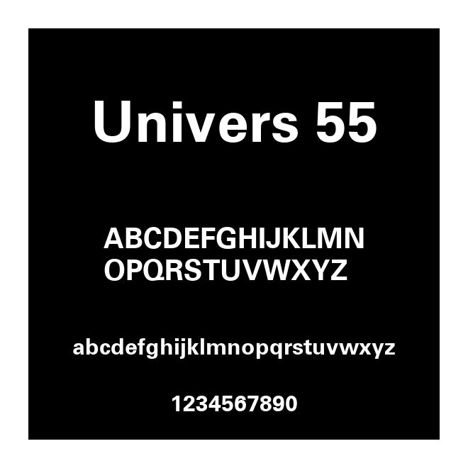 Univers 55
