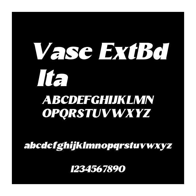 Vase ExtBd Ita