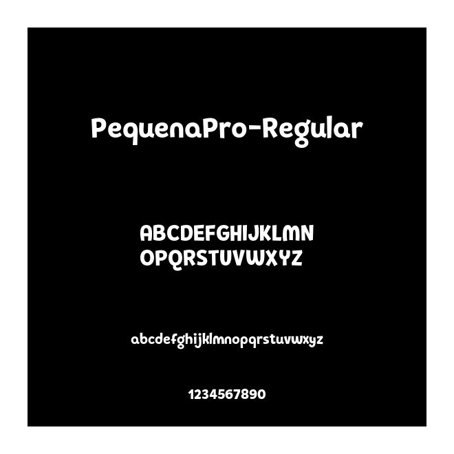 PequenaPro-Regular