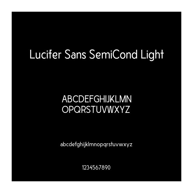 Lucifer Sans SemiCond Light