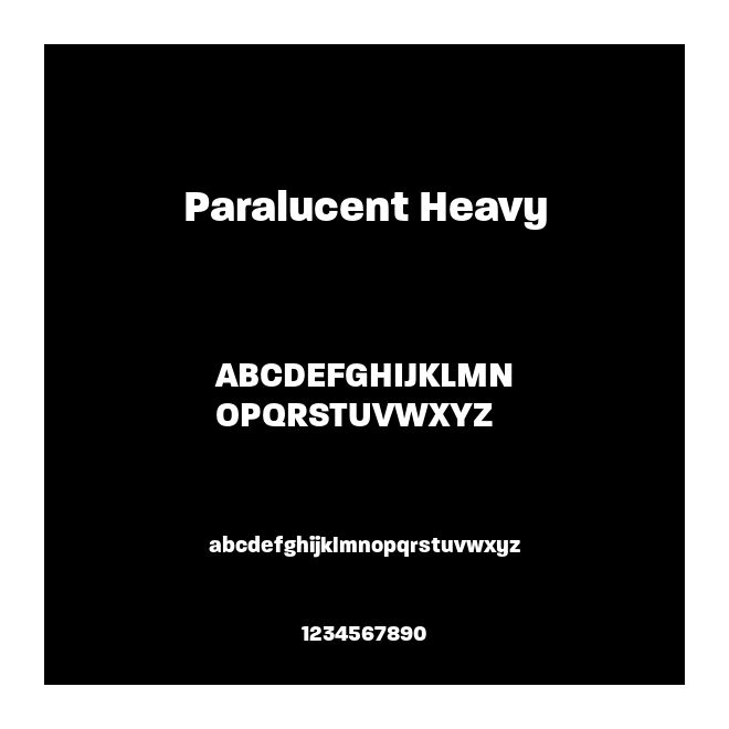 Paralucent Heavy