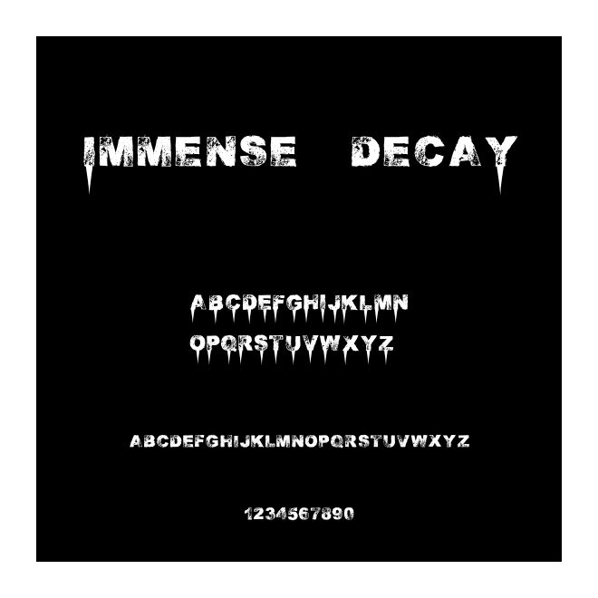 Immense decaY