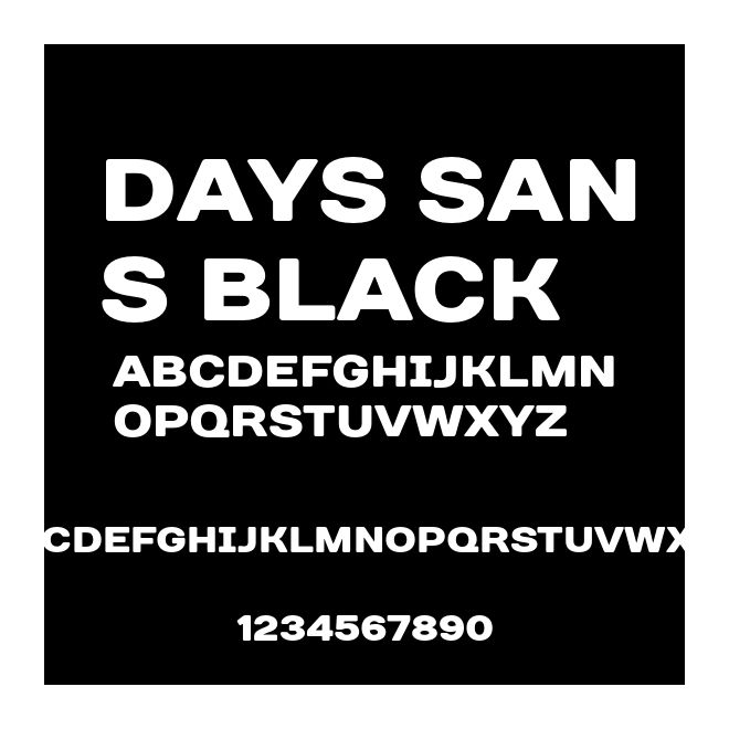 Days Sans Black