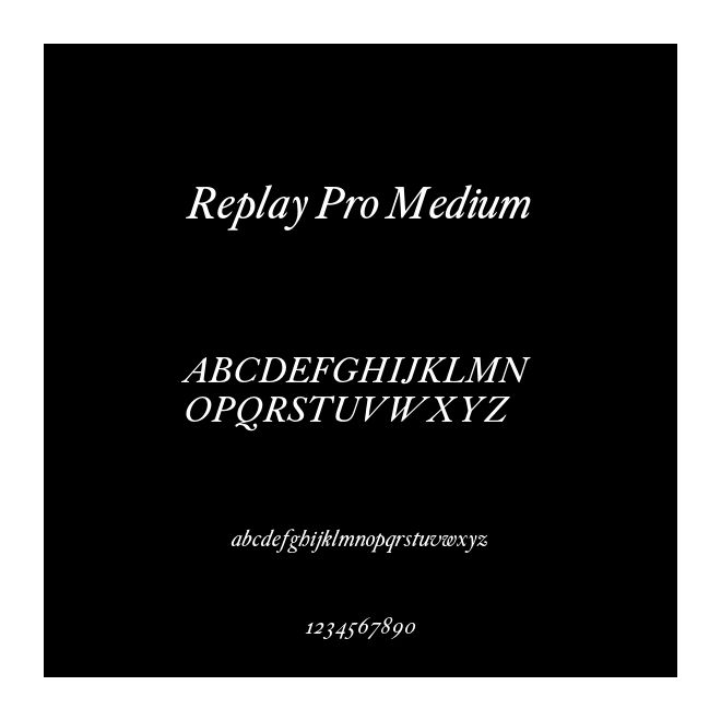 Replay Pro Medium