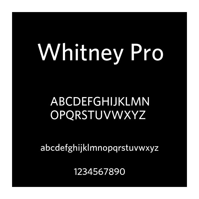 Whitney Pro