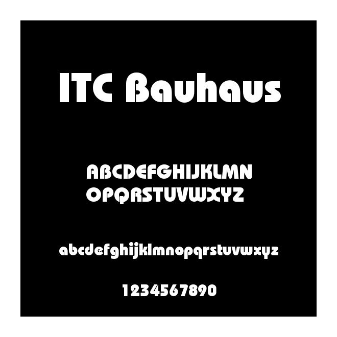 ITC Bauhaus