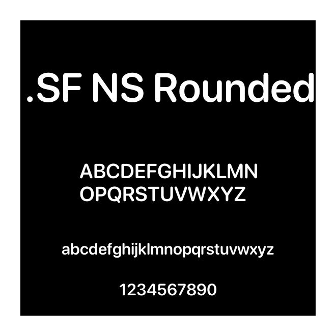 .SF NS Rounded