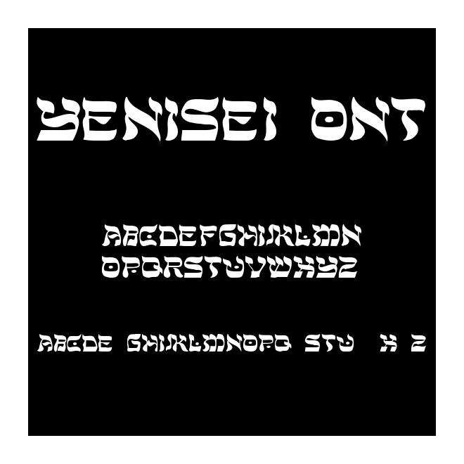 YENISEIfont