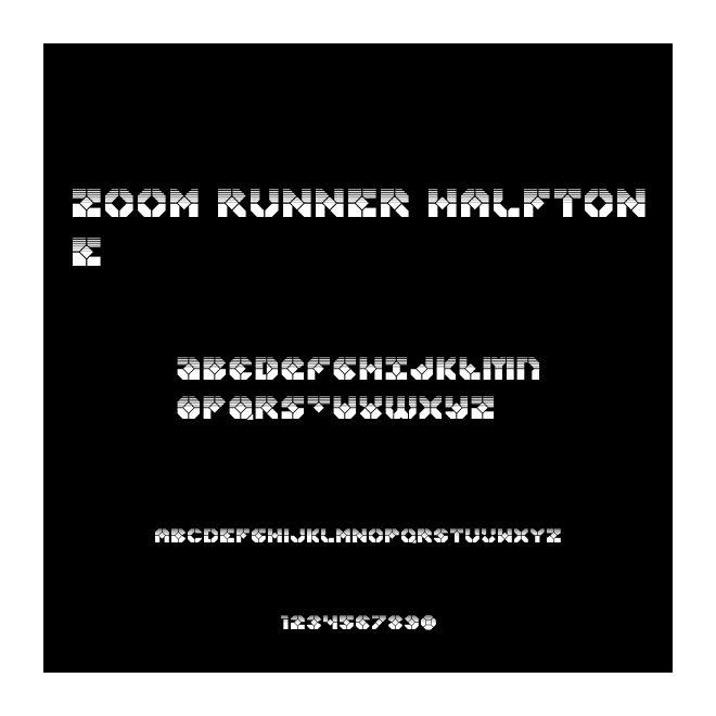 Zoom Runner Halftone