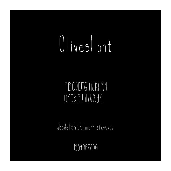 OlivesFont