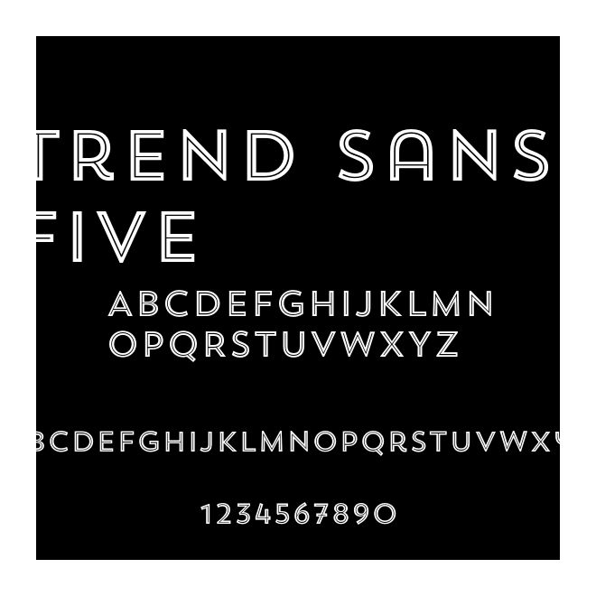 Trend Sans Five