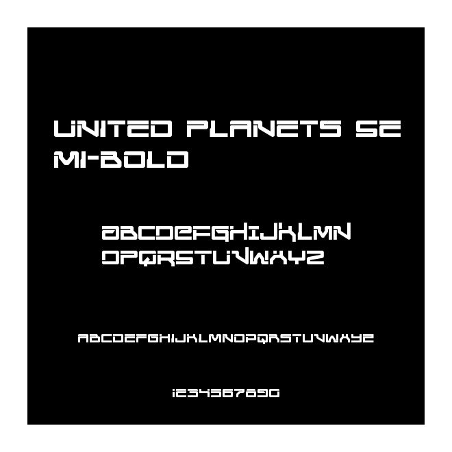United Planets Semi-Bold