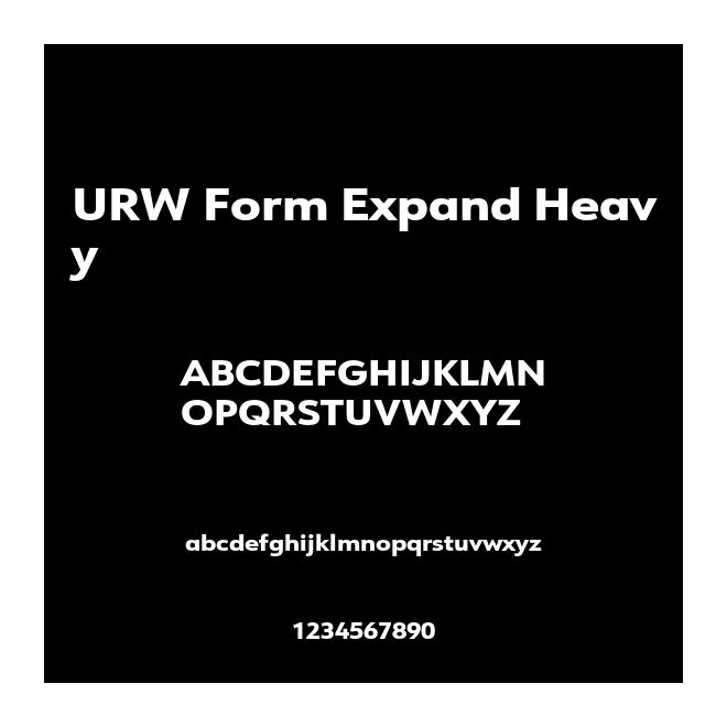 URW Form Expand Heavy