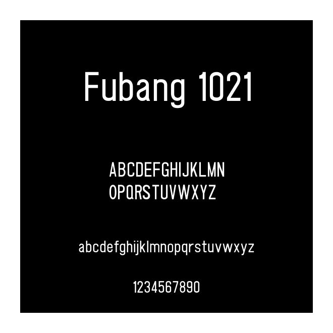Fubang 1021