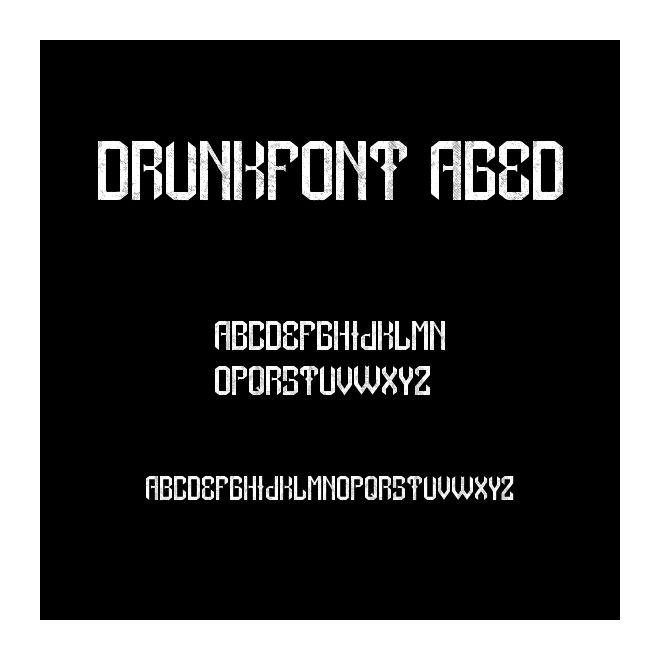 DrunkFont Aged