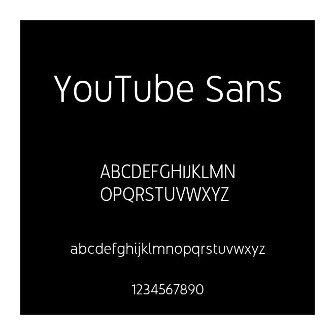 YouTube Sans