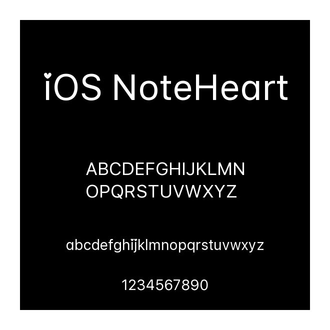 iOS NoteHeart