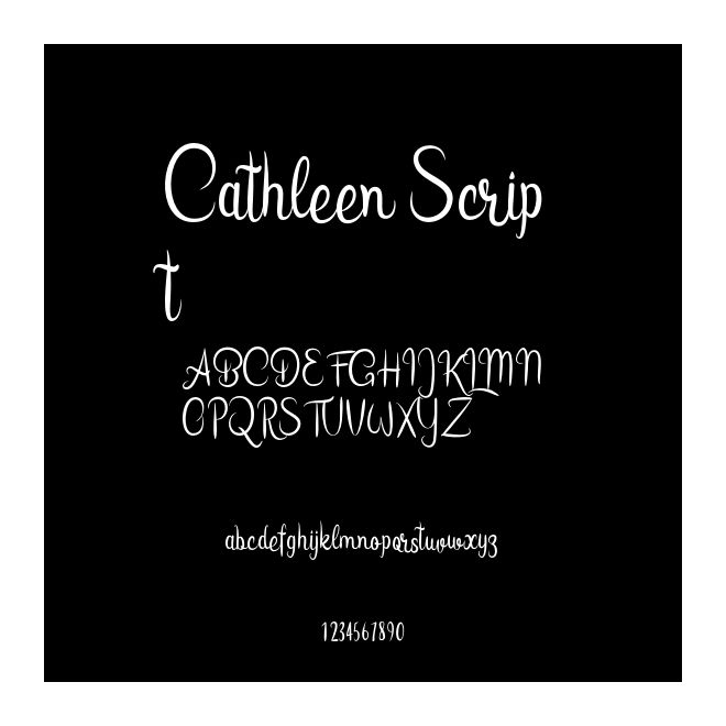 Cathleen Script