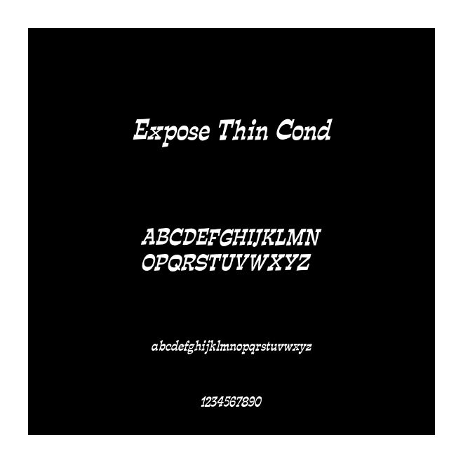 Expose Thin Cond
