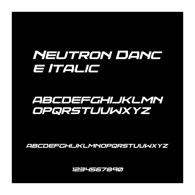Neutron Dance Italic